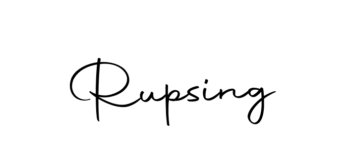 Create a beautiful signature design for name Rupsing. With this signature (Autography-DOLnW) fonts, you can make a handwritten signature for free. Rupsing signature style 10 images and pictures png