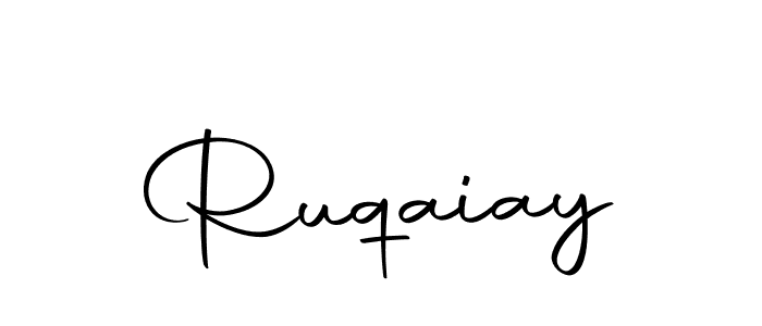 You should practise on your own different ways (Autography-DOLnW) to write your name (Ruqaiay) in signature. don't let someone else do it for you. Ruqaiay signature style 10 images and pictures png