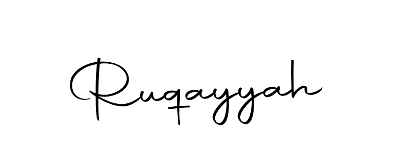 Ruqayyah stylish signature style. Best Handwritten Sign (Autography-DOLnW) for my name. Handwritten Signature Collection Ideas for my name Ruqayyah. Ruqayyah signature style 10 images and pictures png