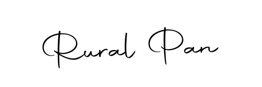 The best way (Autography-DOLnW) to make a short signature is to pick only two or three words in your name. The name Rural Pan include a total of six letters. For converting this name. Rural Pan signature style 10 images and pictures png