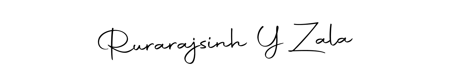 Make a beautiful signature design for name Rurarajsinh Y Zala. With this signature (Autography-DOLnW) style, you can create a handwritten signature for free. Rurarajsinh Y Zala signature style 10 images and pictures png