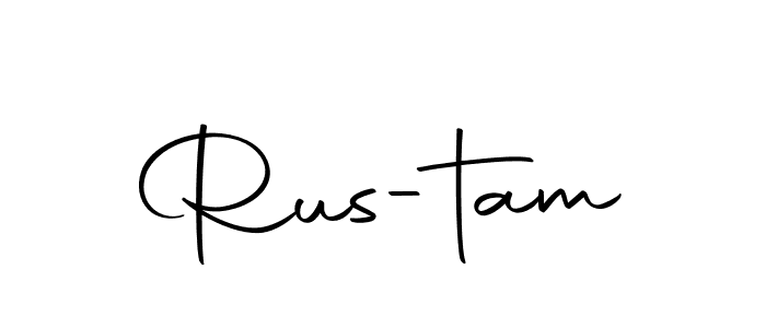 It looks lik you need a new signature style for name Rus-tam. Design unique handwritten (Autography-DOLnW) signature with our free signature maker in just a few clicks. Rus-tam signature style 10 images and pictures png