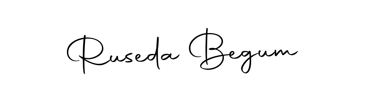 Make a short Ruseda Begum signature style. Manage your documents anywhere anytime using Autography-DOLnW. Create and add eSignatures, submit forms, share and send files easily. Ruseda Begum signature style 10 images and pictures png