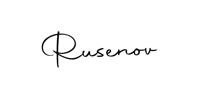 How to make Rusenov name signature. Use Autography-DOLnW style for creating short signs online. This is the latest handwritten sign. Rusenov signature style 10 images and pictures png