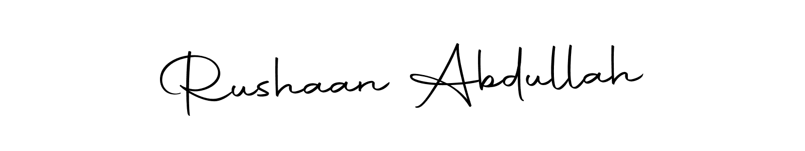 Similarly Autography-DOLnW is the best handwritten signature design. Signature creator online .You can use it as an online autograph creator for name Rushaan Abdullah. Rushaan Abdullah signature style 10 images and pictures png