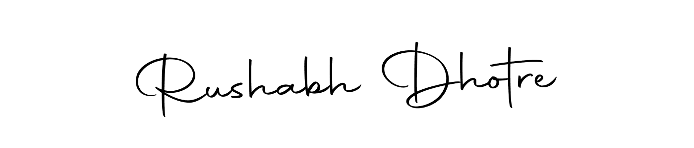 Also we have Rushabh Dhotre name is the best signature style. Create professional handwritten signature collection using Autography-DOLnW autograph style. Rushabh Dhotre signature style 10 images and pictures png
