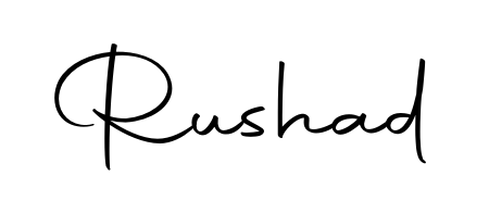 The Autography-DOLnW lettering style adds unique flourish to name Rushad. Stand out with a custom digital autograph made in seconds. Rushad signature style 10 images and pictures png