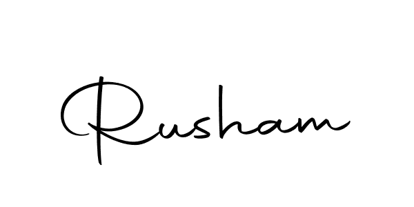 Also we have Rusham name is the best signature style. Create professional handwritten signature collection using Autography-DOLnW autograph style. Rusham signature style 10 images and pictures png