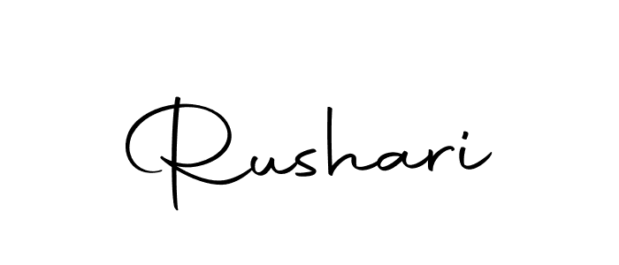 Make a beautiful signature design for name Rushari. Use this online signature maker to create a handwritten signature for free. Rushari signature style 10 images and pictures png