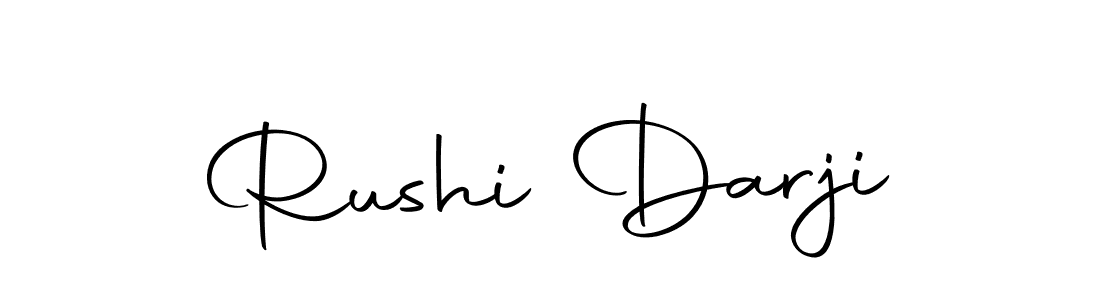 Make a beautiful signature design for name Rushi Darji. Use this online signature maker to create a handwritten signature for free. Rushi Darji signature style 10 images and pictures png