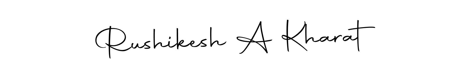 Also we have Rushikesh A Kharat name is the best signature style. Create professional handwritten signature collection using Autography-DOLnW autograph style. Rushikesh A Kharat signature style 10 images and pictures png