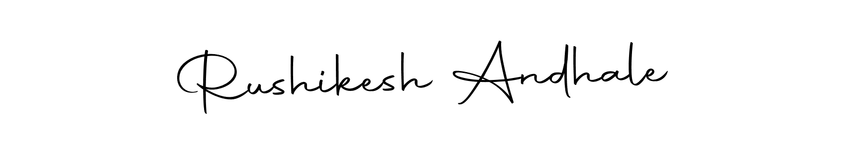 Design your own signature with our free online signature maker. With this signature software, you can create a handwritten (Autography-DOLnW) signature for name Rushikesh Andhale. Rushikesh Andhale signature style 10 images and pictures png