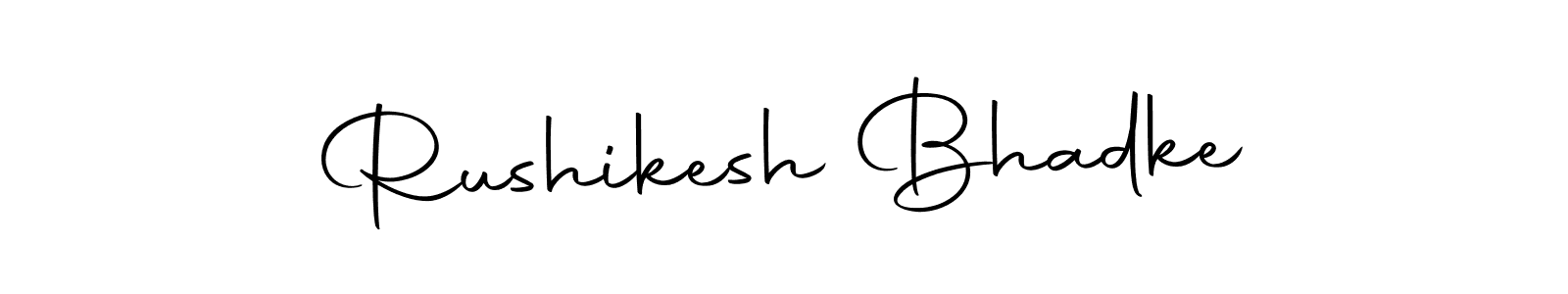 Make a beautiful signature design for name Rushikesh Bhadke. With this signature (Autography-DOLnW) style, you can create a handwritten signature for free. Rushikesh Bhadke signature style 10 images and pictures png