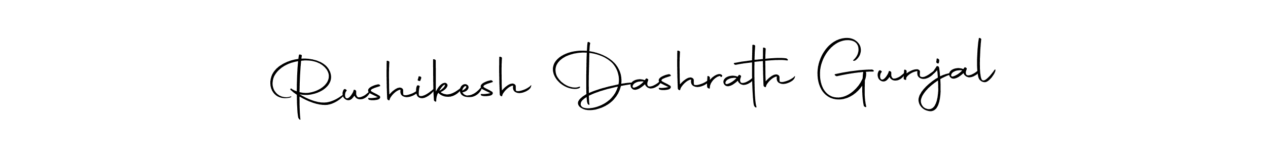 Design your own signature with our free online signature maker. With this signature software, you can create a handwritten (Autography-DOLnW) signature for name Rushikesh Dashrath Gunjal. Rushikesh Dashrath Gunjal signature style 10 images and pictures png