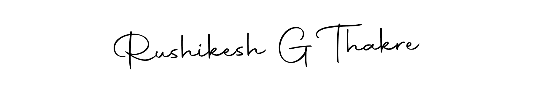 Make a beautiful signature design for name Rushikesh G Thakre. Use this online signature maker to create a handwritten signature for free. Rushikesh G Thakre signature style 10 images and pictures png