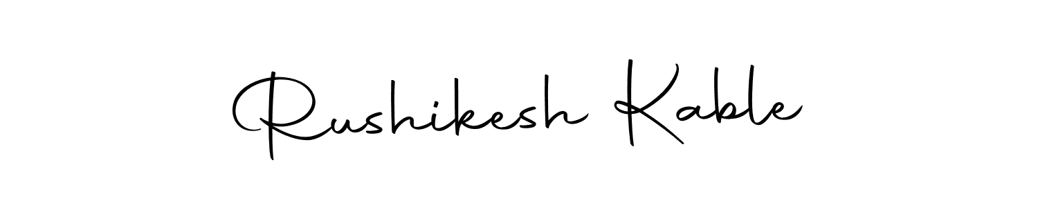 Make a beautiful signature design for name Rushikesh Kable. With this signature (Autography-DOLnW) style, you can create a handwritten signature for free. Rushikesh Kable signature style 10 images and pictures png