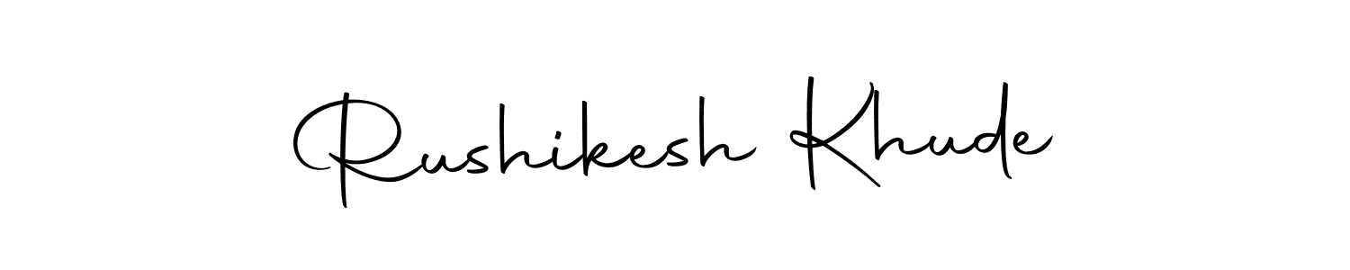 Design your own signature with our free online signature maker. With this signature software, you can create a handwritten (Autography-DOLnW) signature for name Rushikesh Khude. Rushikesh Khude signature style 10 images and pictures png