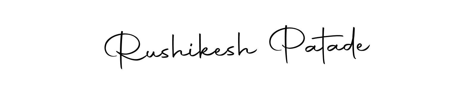 Design your own signature with our free online signature maker. With this signature software, you can create a handwritten (Autography-DOLnW) signature for name Rushikesh Patade. Rushikesh Patade signature style 10 images and pictures png