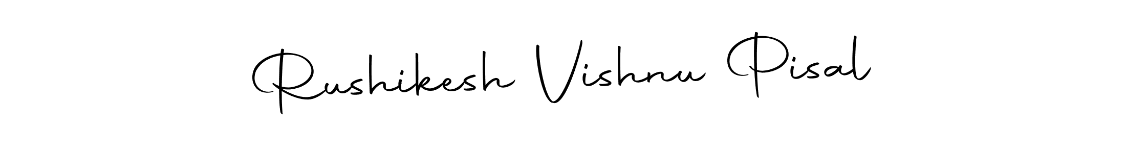 Make a short Rushikesh Vishnu Pisal signature style. Manage your documents anywhere anytime using Autography-DOLnW. Create and add eSignatures, submit forms, share and send files easily. Rushikesh Vishnu Pisal signature style 10 images and pictures png