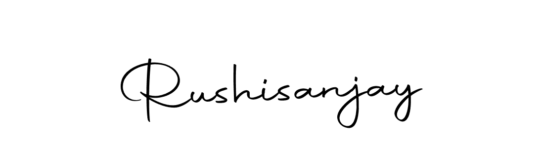 Make a beautiful signature design for name Rushisanjay. With this signature (Autography-DOLnW) style, you can create a handwritten signature for free. Rushisanjay signature style 10 images and pictures png