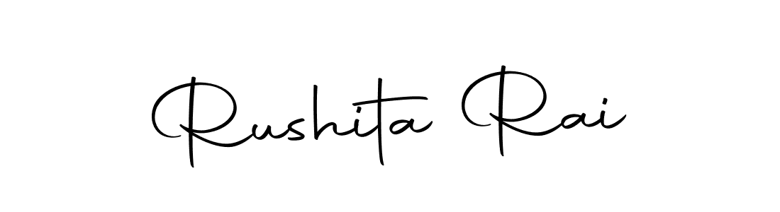 Rushita Rai stylish signature style. Best Handwritten Sign (Autography-DOLnW) for my name. Handwritten Signature Collection Ideas for my name Rushita Rai. Rushita Rai signature style 10 images and pictures png