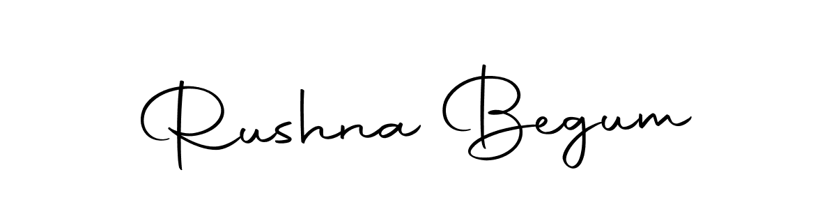 The best way (Autography-DOLnW) to make a short signature is to pick only two or three words in your name. The name Rushna Begum include a total of six letters. For converting this name. Rushna Begum signature style 10 images and pictures png