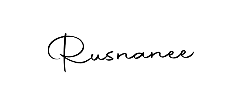 Make a beautiful signature design for name Rusnanee. Use this online signature maker to create a handwritten signature for free. Rusnanee signature style 10 images and pictures png