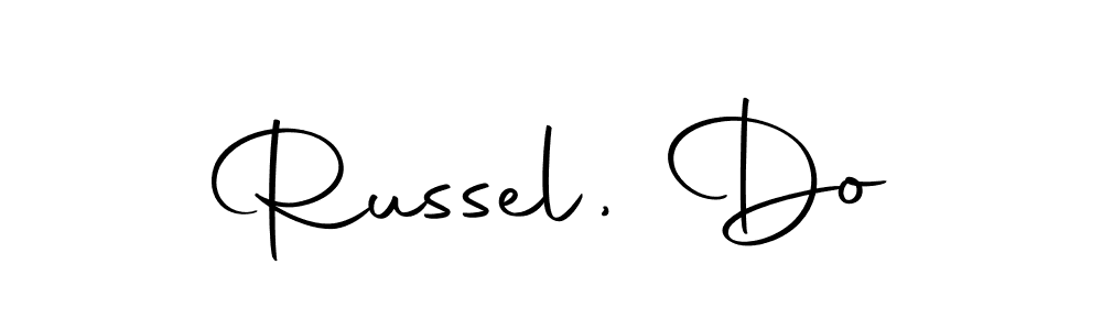 Autography-DOLnW is a professional signature style that is perfect for those who want to add a touch of class to their signature. It is also a great choice for those who want to make their signature more unique. Get Russel, Do name to fancy signature for free. Russel, Do signature style 10 images and pictures png