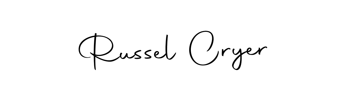 Design your own signature with our free online signature maker. With this signature software, you can create a handwritten (Autography-DOLnW) signature for name Russel Cryer. Russel Cryer signature style 10 images and pictures png