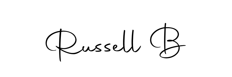 Autography-DOLnW is a professional signature style that is perfect for those who want to add a touch of class to their signature. It is also a great choice for those who want to make their signature more unique. Get Russell B name to fancy signature for free. Russell B signature style 10 images and pictures png