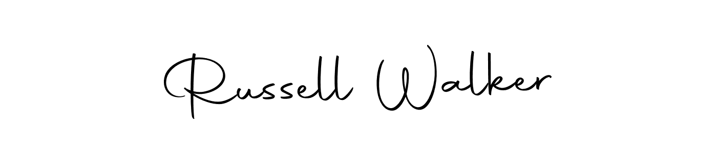 Design your own signature with our free online signature maker. With this signature software, you can create a handwritten (Autography-DOLnW) signature for name Russell Walker. Russell Walker signature style 10 images and pictures png