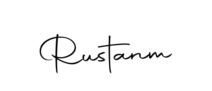 if you are searching for the best signature style for your name Rustanm. so please give up your signature search. here we have designed multiple signature styles  using Autography-DOLnW. Rustanm signature style 10 images and pictures png