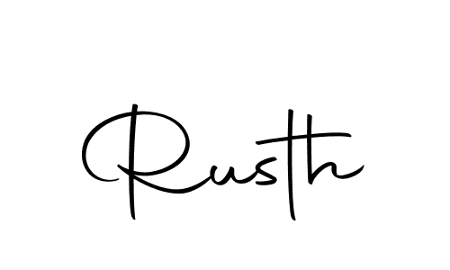 How to make Rusth name signature. Use Autography-DOLnW style for creating short signs online. This is the latest handwritten sign. Rusth signature style 10 images and pictures png