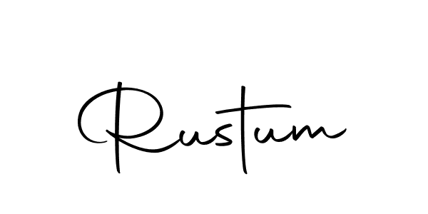 Rustum stylish signature style. Best Handwritten Sign (Autography-DOLnW) for my name. Handwritten Signature Collection Ideas for my name Rustum. Rustum signature style 10 images and pictures png