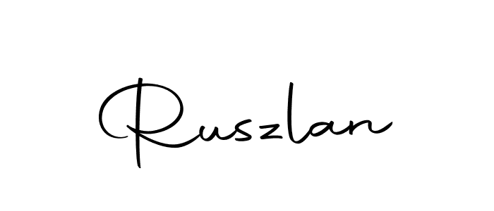 Use a signature maker to create a handwritten signature online. With this signature software, you can design (Autography-DOLnW) your own signature for name Ruszlan. Ruszlan signature style 10 images and pictures png