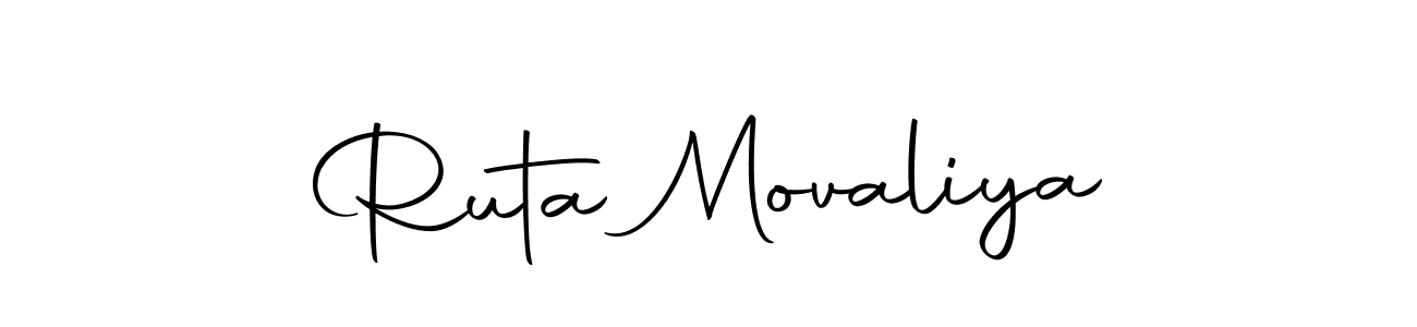 Similarly Autography-DOLnW is the best handwritten signature design. Signature creator online .You can use it as an online autograph creator for name Ruta Movaliya. Ruta Movaliya signature style 10 images and pictures png