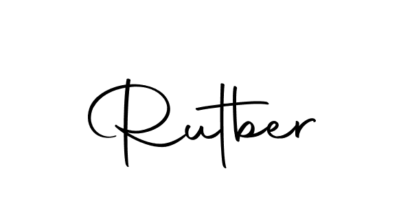 How to make Rutber name signature. Use Autography-DOLnW style for creating short signs online. This is the latest handwritten sign. Rutber signature style 10 images and pictures png