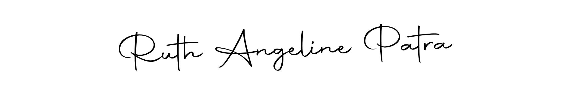 This is the best signature style for the Ruth Angeline Patra name. Also you like these signature font (Autography-DOLnW). Mix name signature. Ruth Angeline Patra signature style 10 images and pictures png