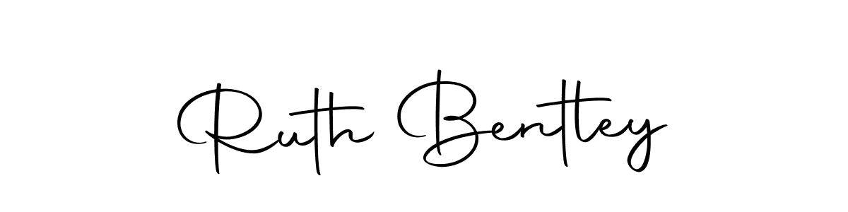 How to make Ruth Bentley name signature. Use Autography-DOLnW style for creating short signs online. This is the latest handwritten sign. Ruth Bentley signature style 10 images and pictures png