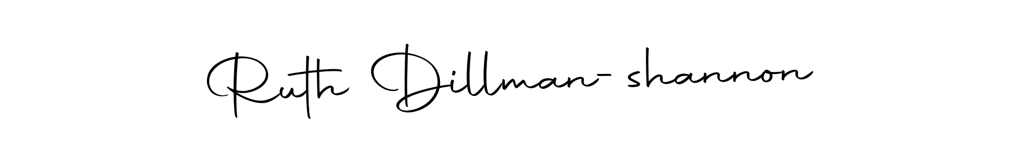 Create a beautiful signature design for name Ruth Dillman-shannon. With this signature (Autography-DOLnW) fonts, you can make a handwritten signature for free. Ruth Dillman-shannon signature style 10 images and pictures png