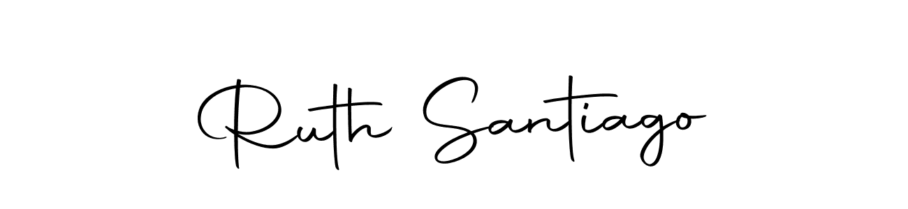 How to make Ruth Santiago signature? Autography-DOLnW is a professional autograph style. Create handwritten signature for Ruth Santiago name. Ruth Santiago signature style 10 images and pictures png