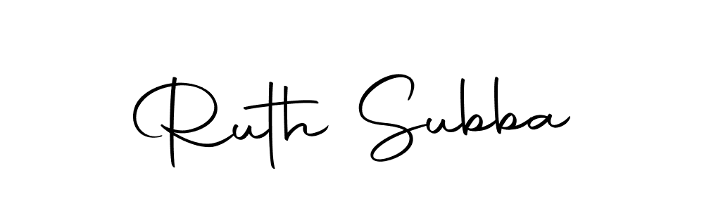 Autography-DOLnW is a professional signature style that is perfect for those who want to add a touch of class to their signature. It is also a great choice for those who want to make their signature more unique. Get Ruth Subba name to fancy signature for free. Ruth Subba signature style 10 images and pictures png