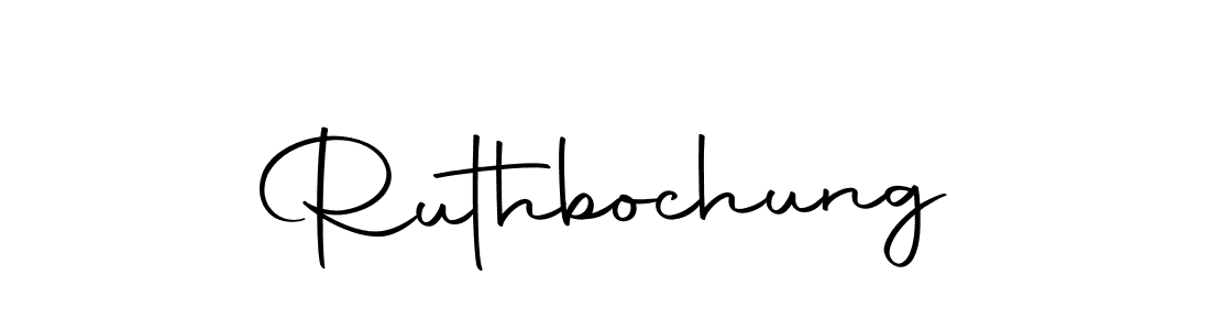 Also we have Ruthbochung name is the best signature style. Create professional handwritten signature collection using Autography-DOLnW autograph style. Ruthbochung signature style 10 images and pictures png