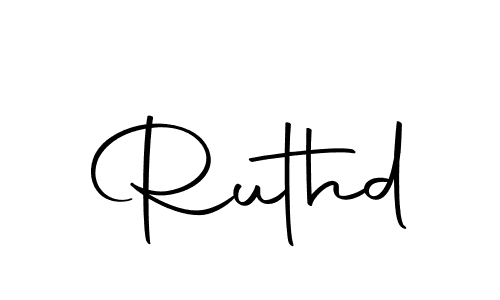 if you are searching for the best signature style for your name Ruthd. so please give up your signature search. here we have designed multiple signature styles  using Autography-DOLnW. Ruthd signature style 10 images and pictures png