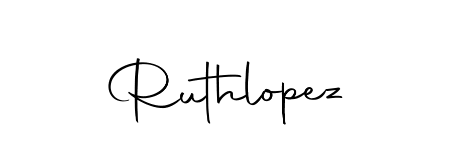 The best way (Autography-DOLnW) to make a short signature is to pick only two or three words in your name. The name Ruthlopez include a total of six letters. For converting this name. Ruthlopez signature style 10 images and pictures png