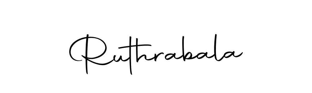 How to make Ruthrabala signature? Autography-DOLnW is a professional autograph style. Create handwritten signature for Ruthrabala name. Ruthrabala signature style 10 images and pictures png