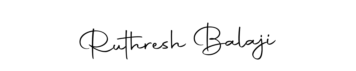 Make a beautiful signature design for name Ruthresh Balaji. With this signature (Autography-DOLnW) style, you can create a handwritten signature for free. Ruthresh Balaji signature style 10 images and pictures png