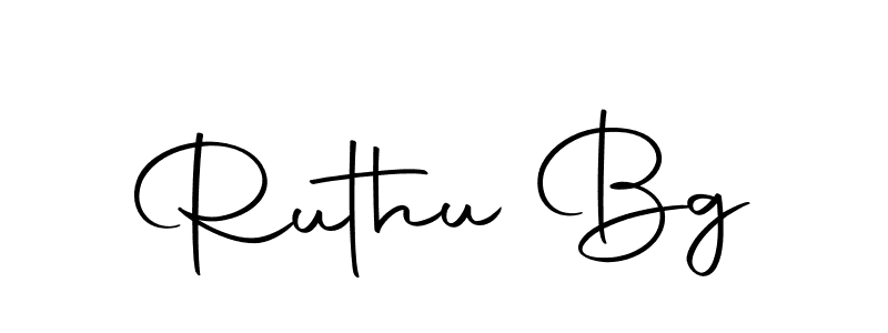 Make a beautiful signature design for name Ruthu Bg. With this signature (Autography-DOLnW) style, you can create a handwritten signature for free. Ruthu Bg signature style 10 images and pictures png