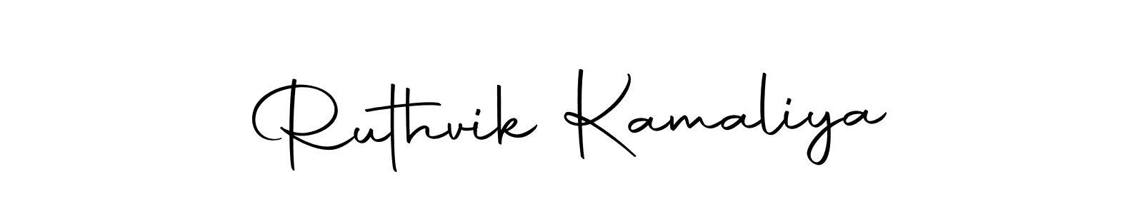 The best way (Autography-DOLnW) to make a short signature is to pick only two or three words in your name. The name Ruthvik Kamaliya include a total of six letters. For converting this name. Ruthvik Kamaliya signature style 10 images and pictures png