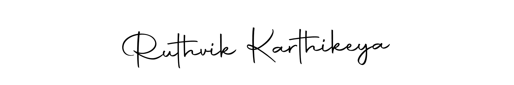 Also we have Ruthvik Karthikeya name is the best signature style. Create professional handwritten signature collection using Autography-DOLnW autograph style. Ruthvik Karthikeya signature style 10 images and pictures png